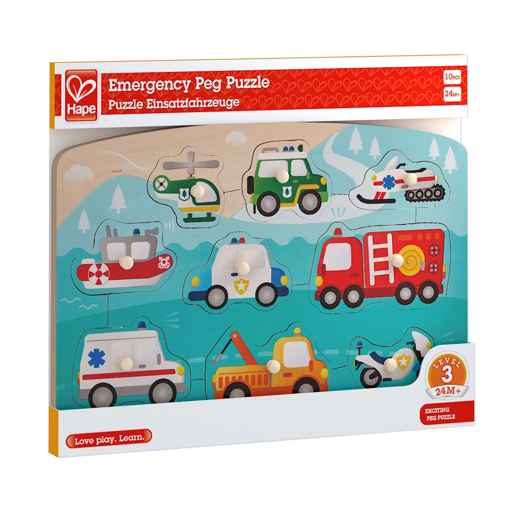 Hape Emergency Peg Puzzle