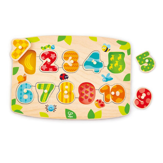 Hape Number Peg Puzzle