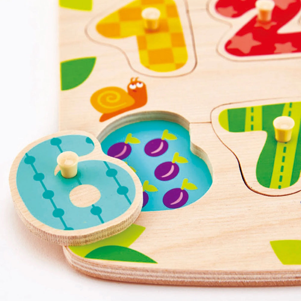 Hape Number Peg Puzzle