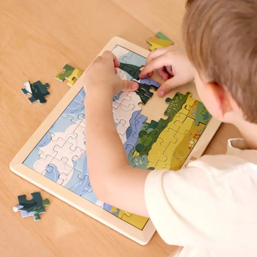 Hape x The Met Van Gogh Cypresses Puzzle