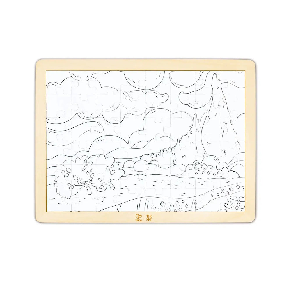 Hape x The Met Van Gogh Cypresses Puzzle