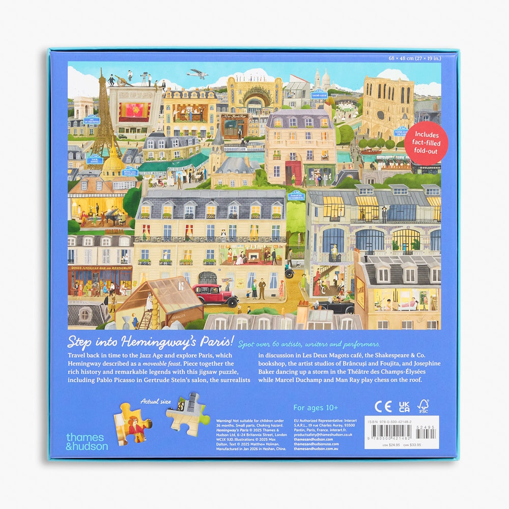 Hemingway's Paris - A 1000 Piece Jigsaw Journey
