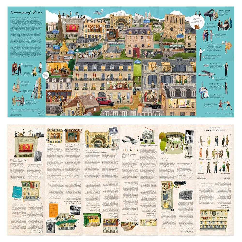 Hemingway's Paris - A 1000 Piece Jigsaw Journey