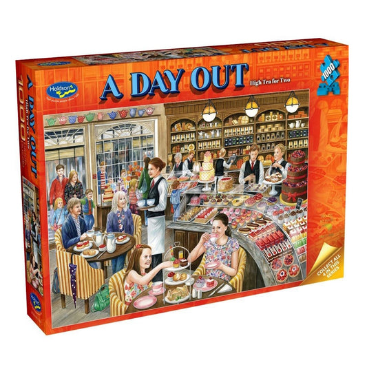 Holdson A Day Out 1000 Piece Puzzle - High Tea for Two