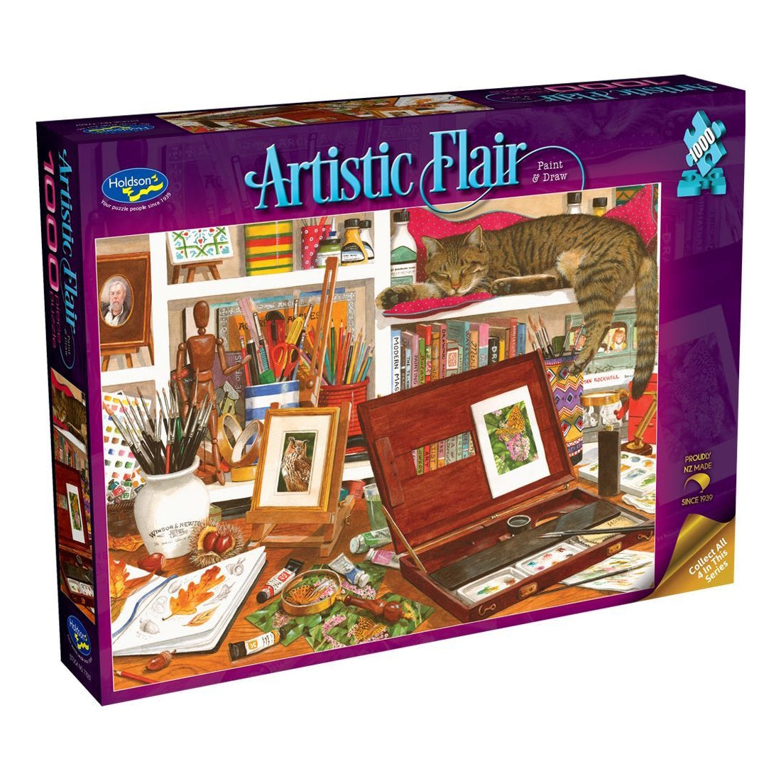 Holdson Artistic Flair 1000 Piece Puzzle - Paint & Draw