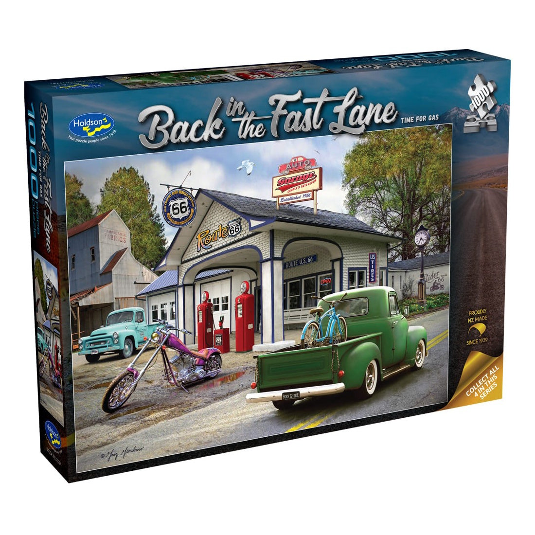 Holdson Back in the Fast Lane 1000 Piece Puzzle - Time for Gas