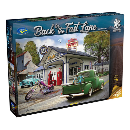 Holdson Back in the Fast Lane 1000 Piece Puzzle - Time for Gas