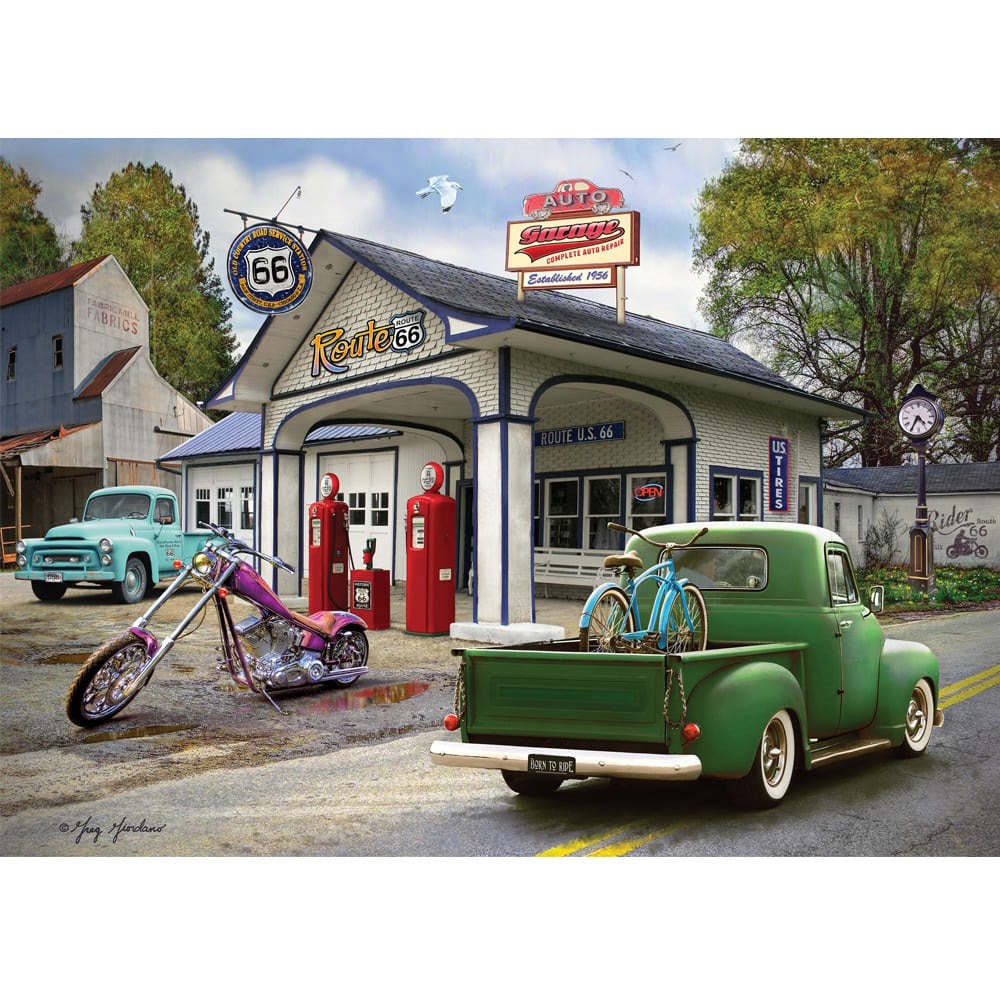 Holdson Back in the Fast Lane 1000 Piece Puzzle - Time for Gas