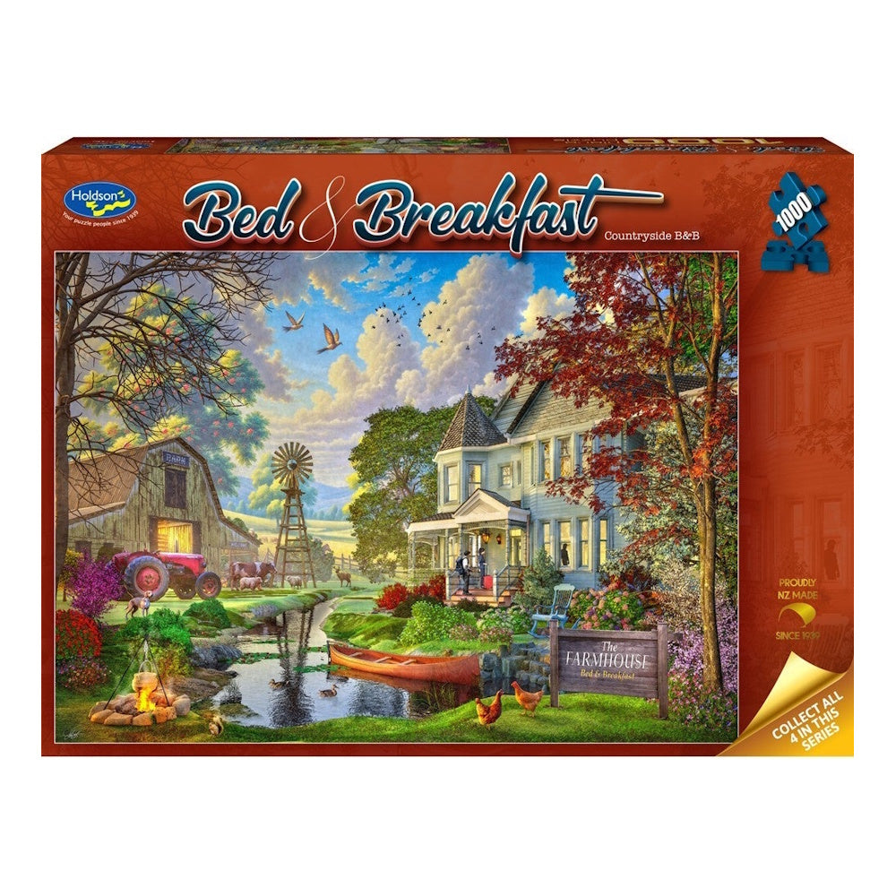 Holdson Bed & Breakfast 1000 Piece Puzzle - Countryside B & B