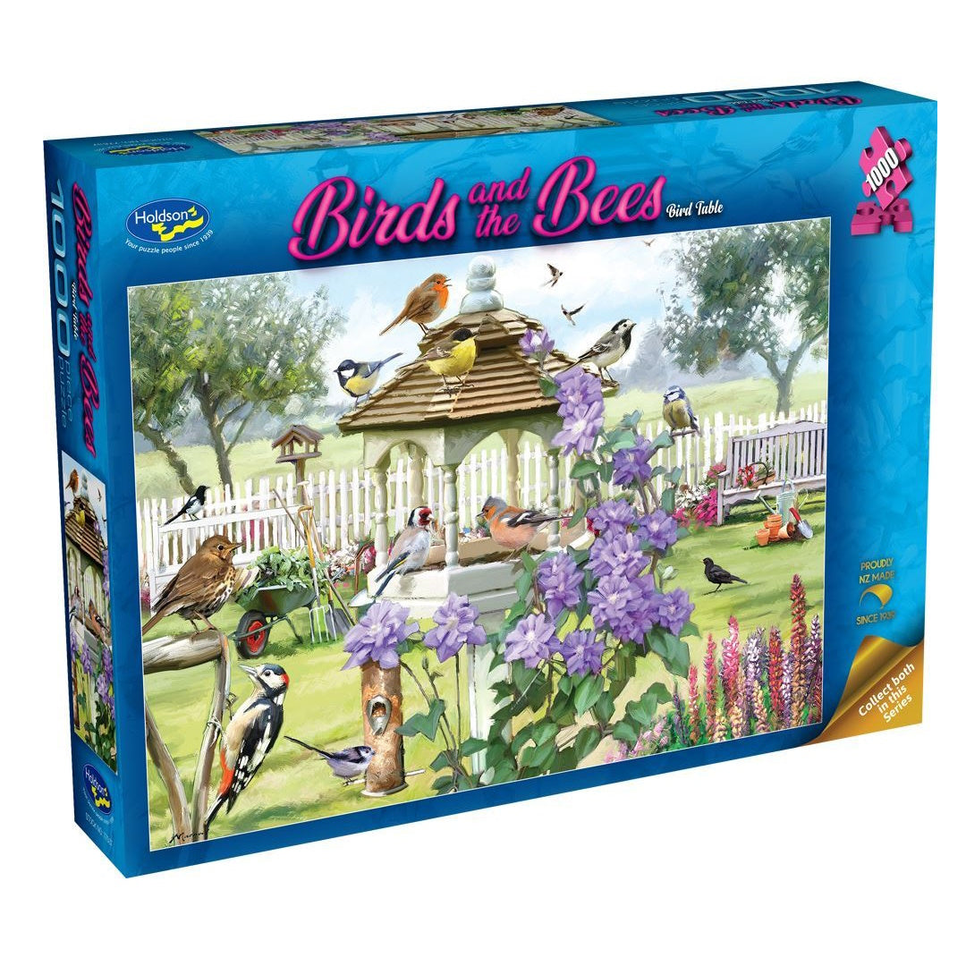 Holdson Birds and the Bees 1000 Piece Puzzle - Bird Table