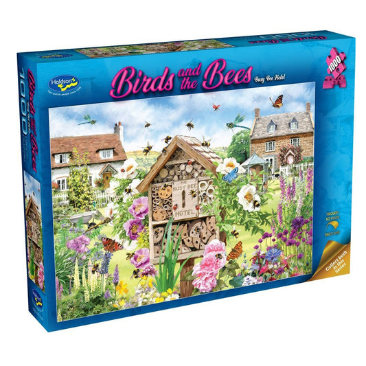 Holdson Birds and the Bees 1000 Piece Puzzle - Busy Bee Hotel