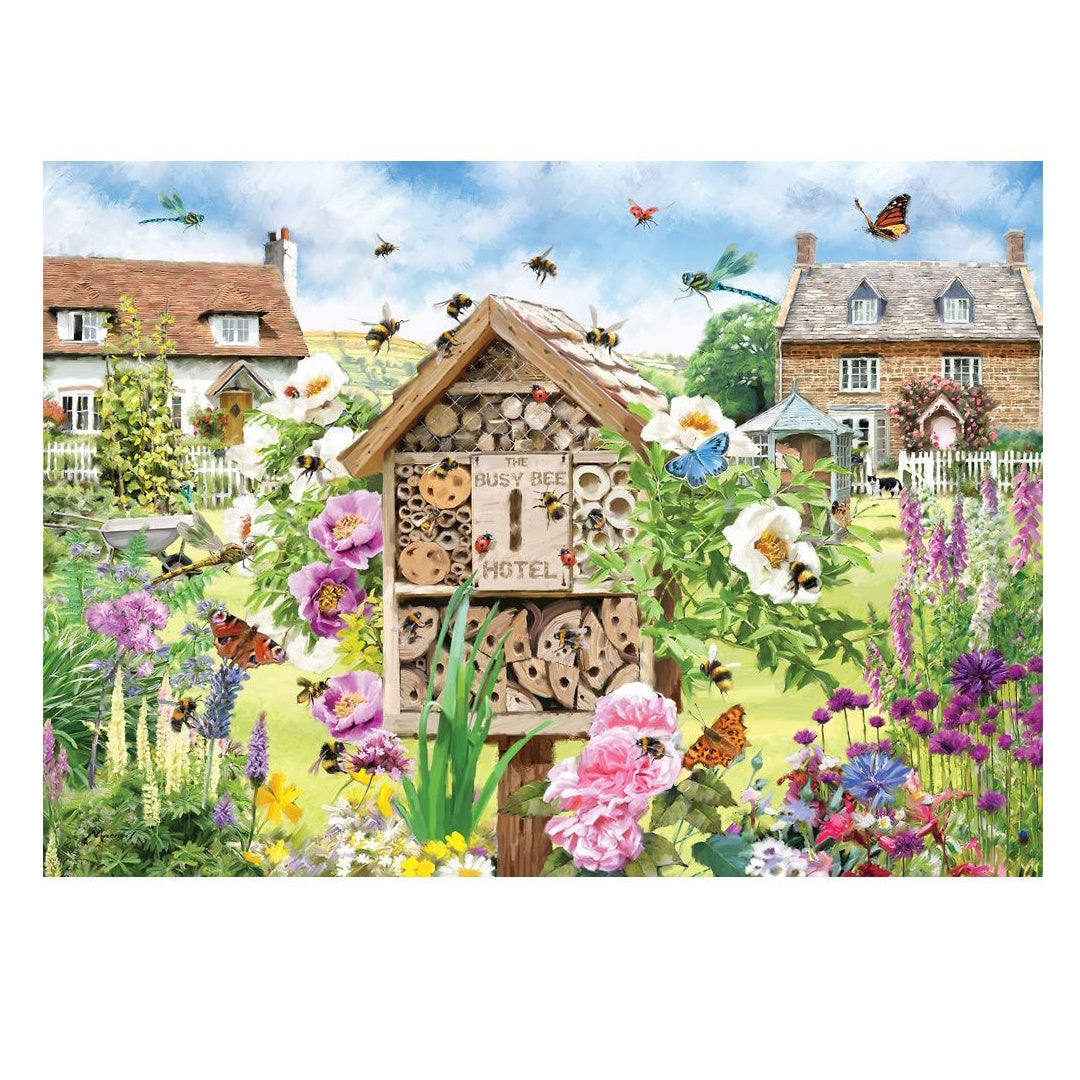 Holdson Birds and the Bees 1000 Piece Puzzle - Busy Bee Hotel