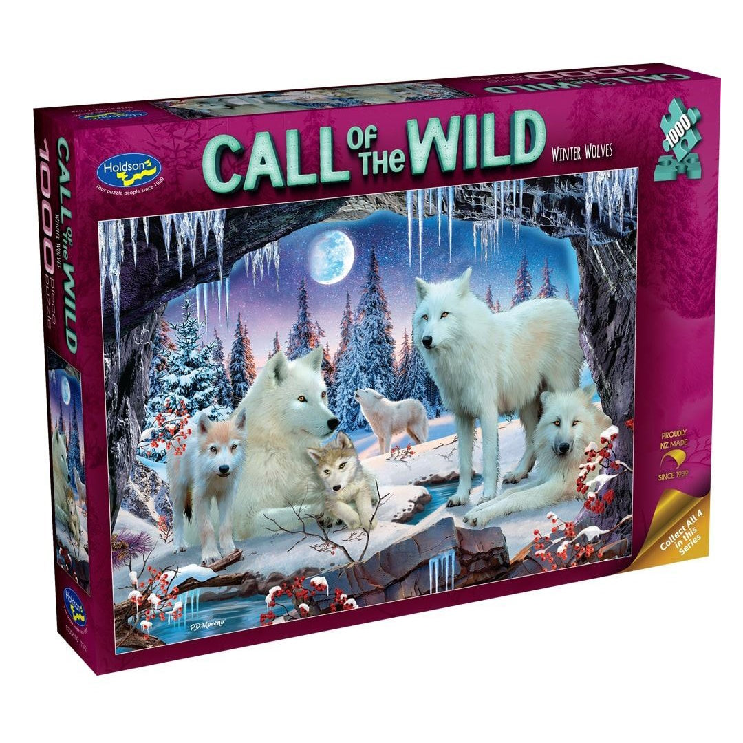 Holdson Call of the Wild 1000 Piece Puzzle - Winter Wolves