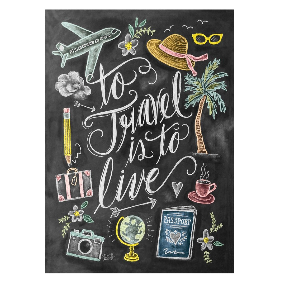 Holdson Chalk Talk 1000 Piece Puzzle - To Travel is to Live