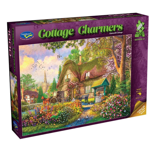 Holdson Cottage Charmers 1000 Piece Puzzle - Oakwell Cottage