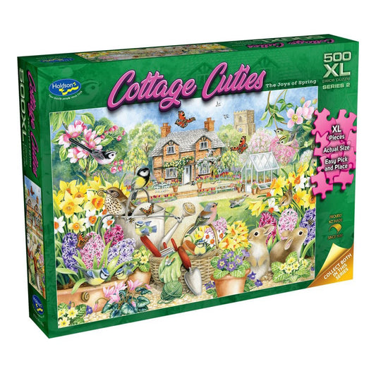 Holdson Cottage Cuties 500XL Piece Puzzle - The Joy of Spring