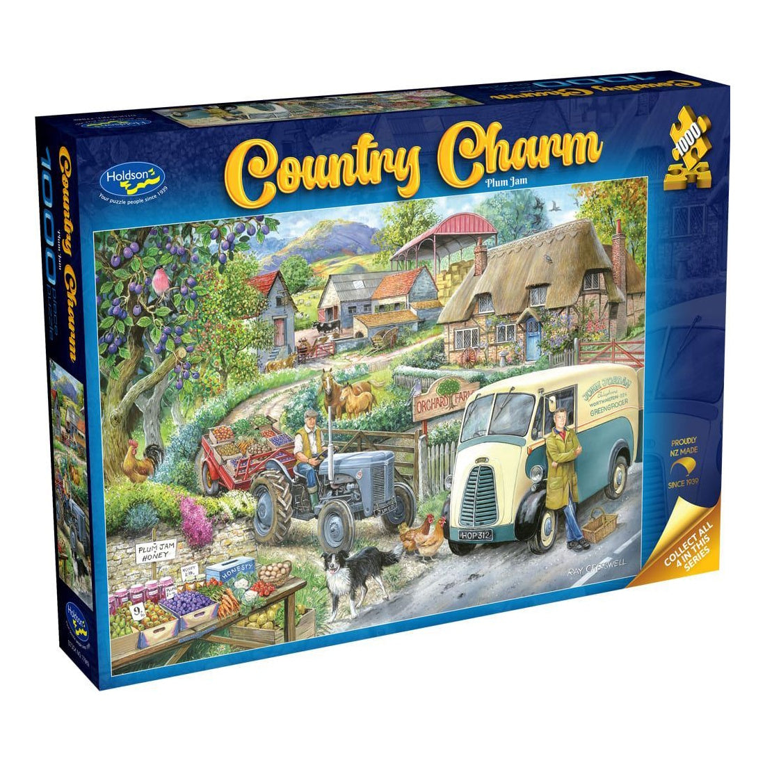 Holdson Country Charm 1000 Piece Puzzle - Plum Jam