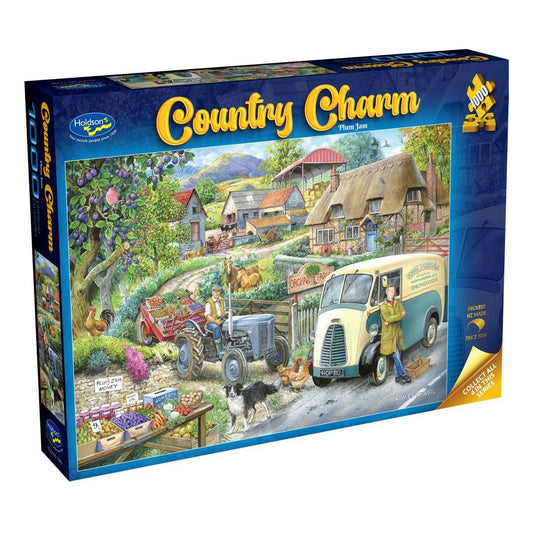 Holdson Country Charm 1000 Piece Puzzle - Plum Jam