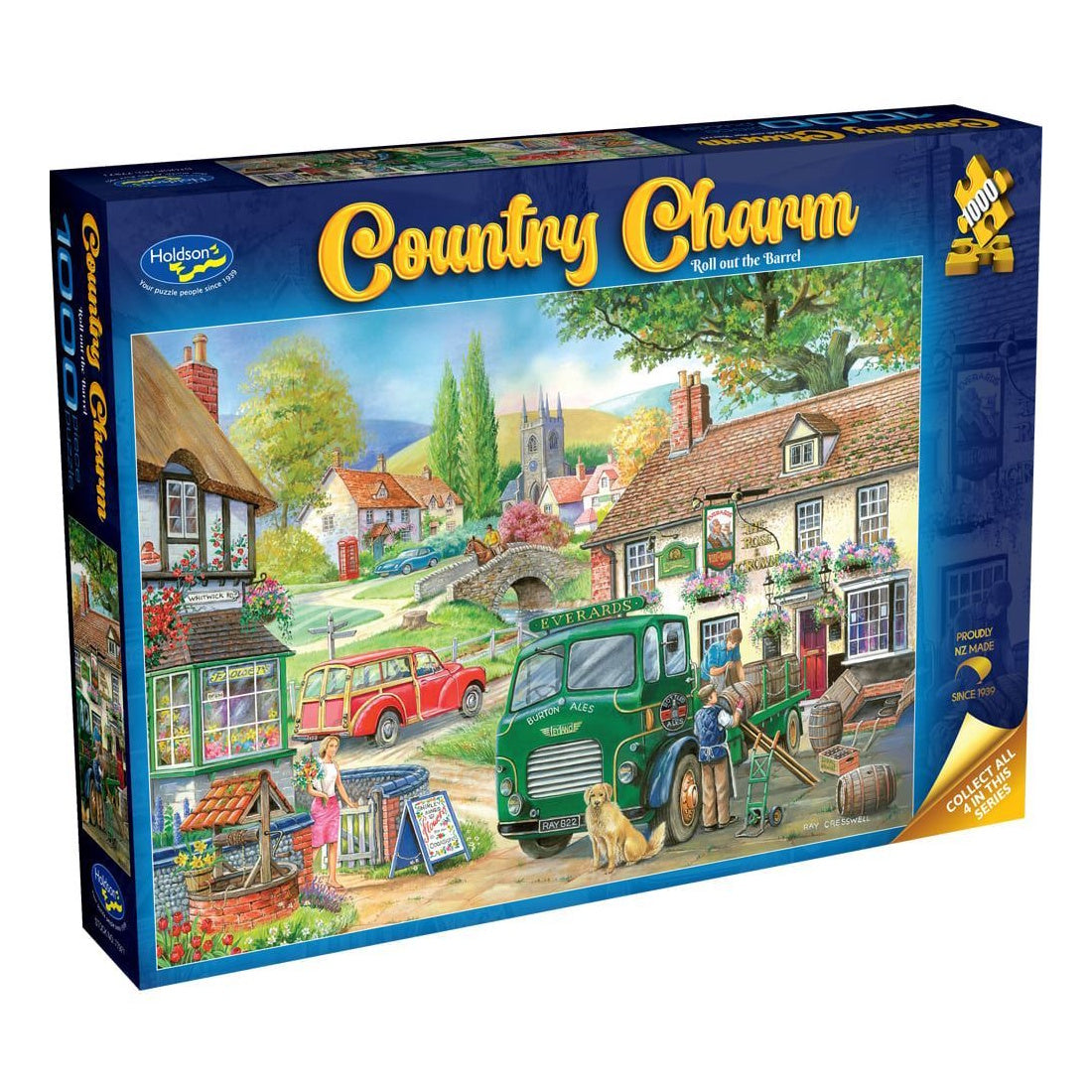 Holdson Country Charm 1000 Piece Puzzle - Roll Out the Barrel