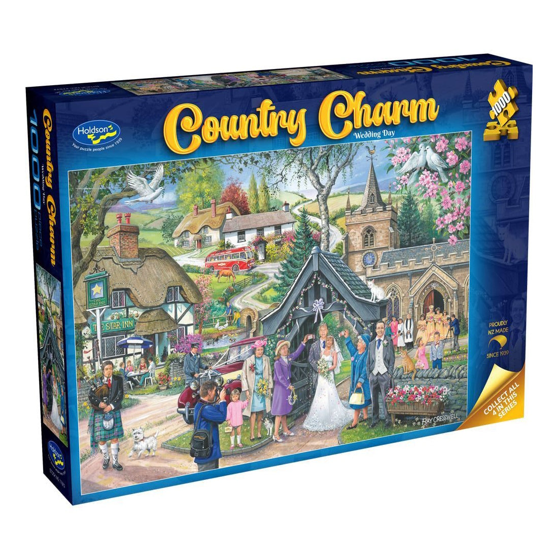 Holdson Country Charm 1000 Piece Puzzle - Wedding Day