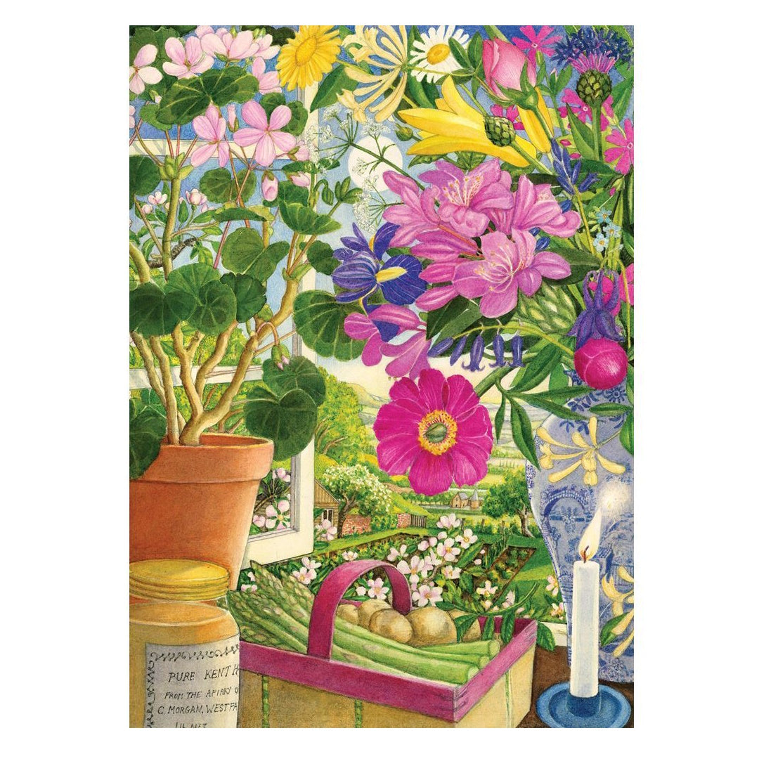 Holdson Floral Fiesta 1000 Piece Puzzle - Celebrate the Season