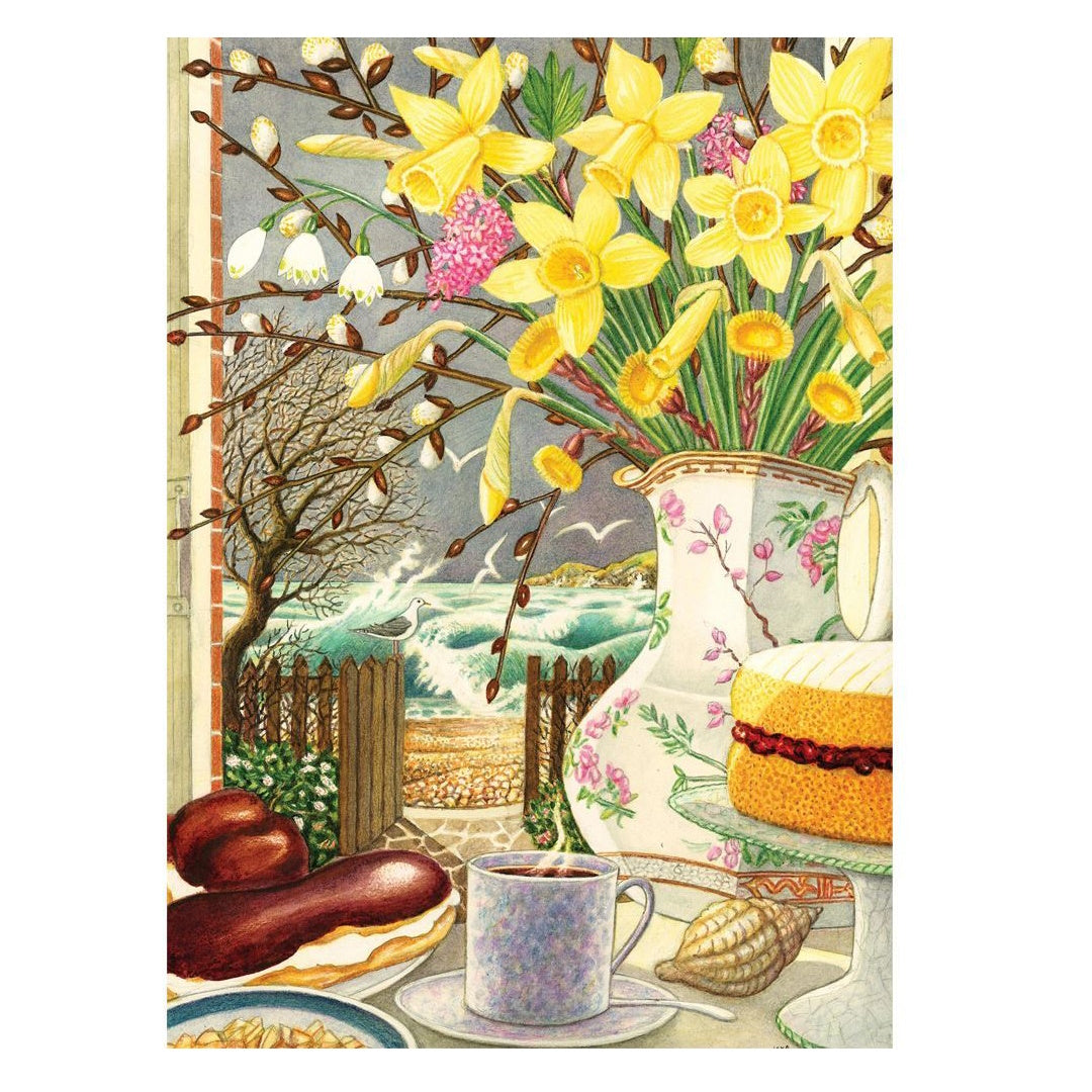 Holdson Floral Fiesta 1000 Piece Puzzle - Daffodils by the Sea