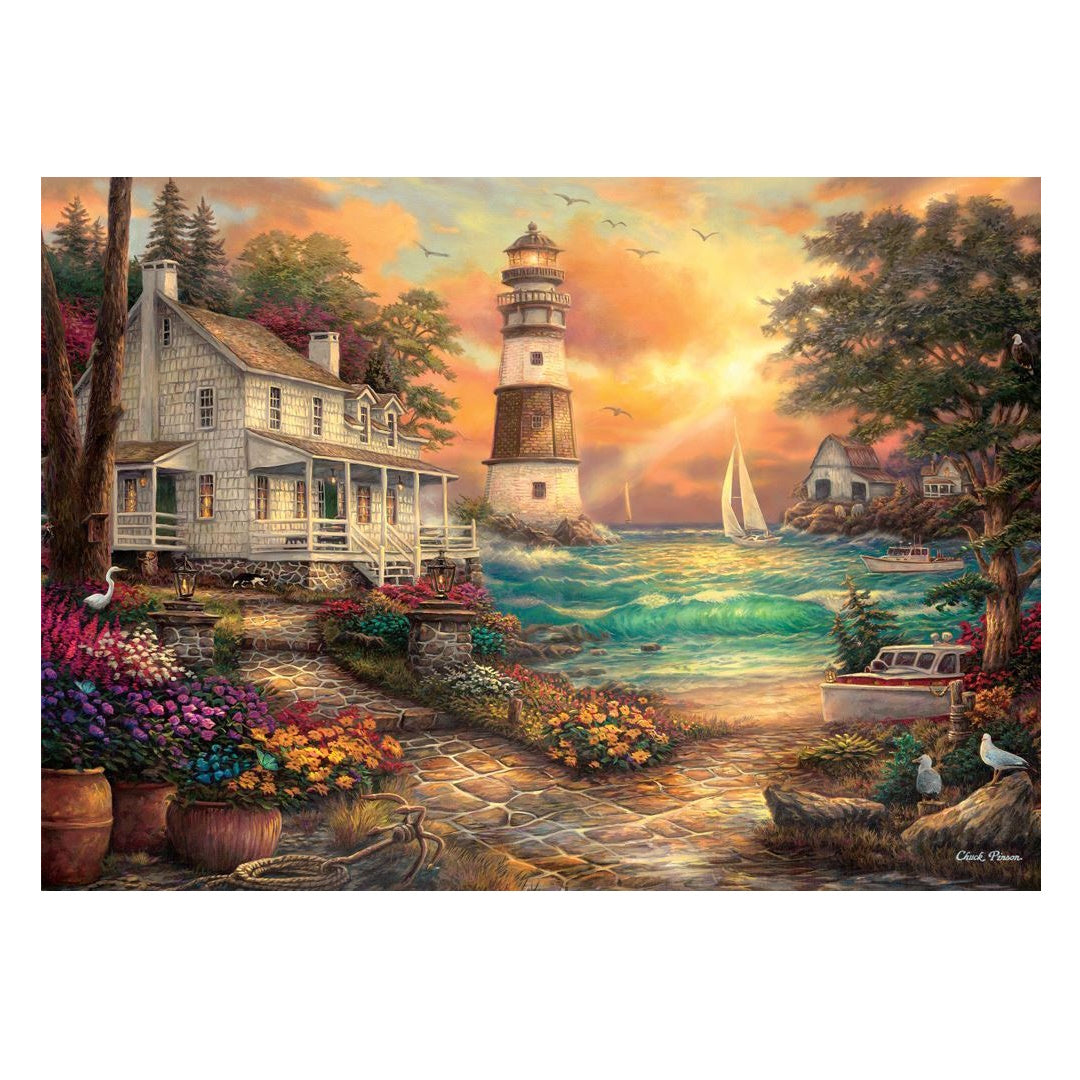 Holdson Guide Me Home 1000 Piece Puzzle - Cottage by the Sea