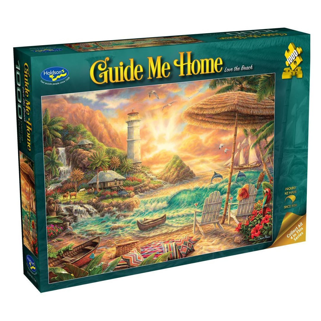 Holdson Guide Me Home 1000 Piece Puzzle - Love the Beach