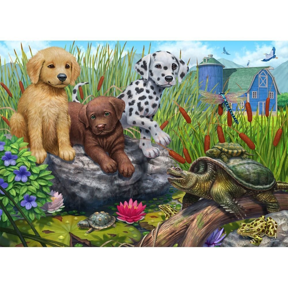 Holdson Harmony 500XL Piece Puzzle - Turtles & Puppies