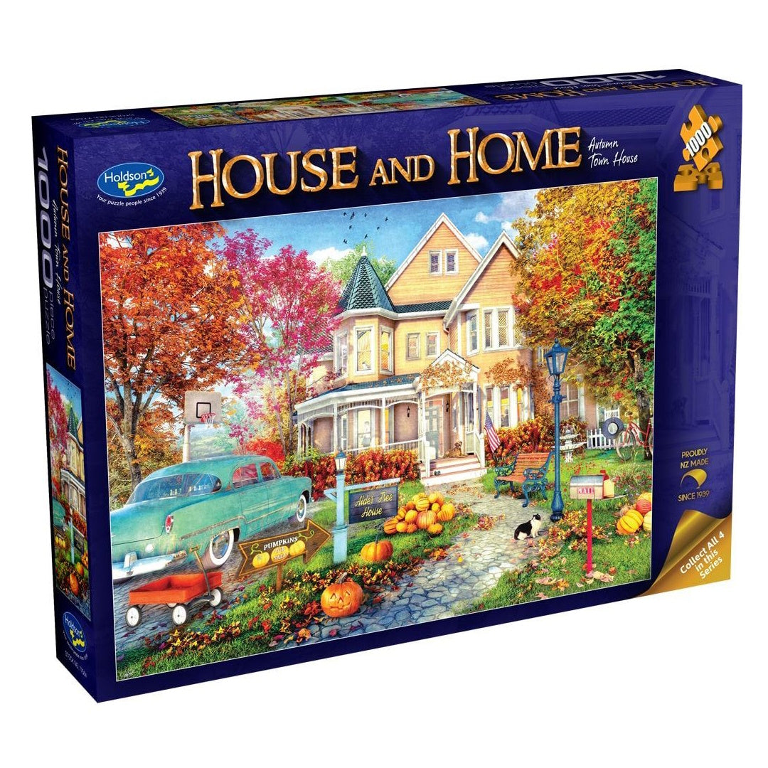 Holdson House & Home 1000 Piece Puzzle - Autumn Town House