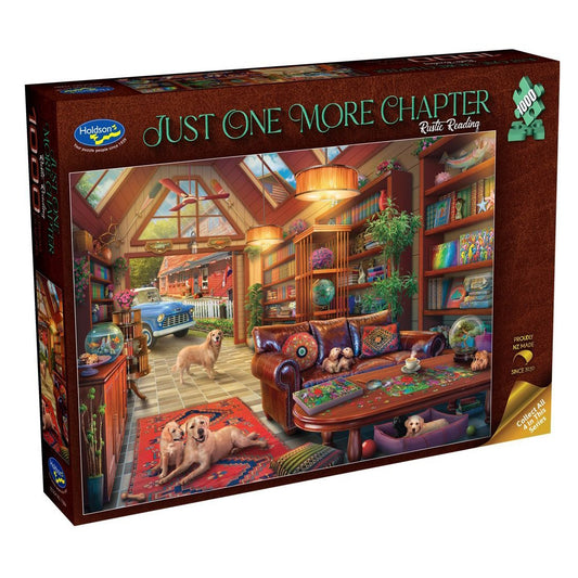 Holdson Just One More Chapter 1000 Piece Puzzle - Rustic Reading