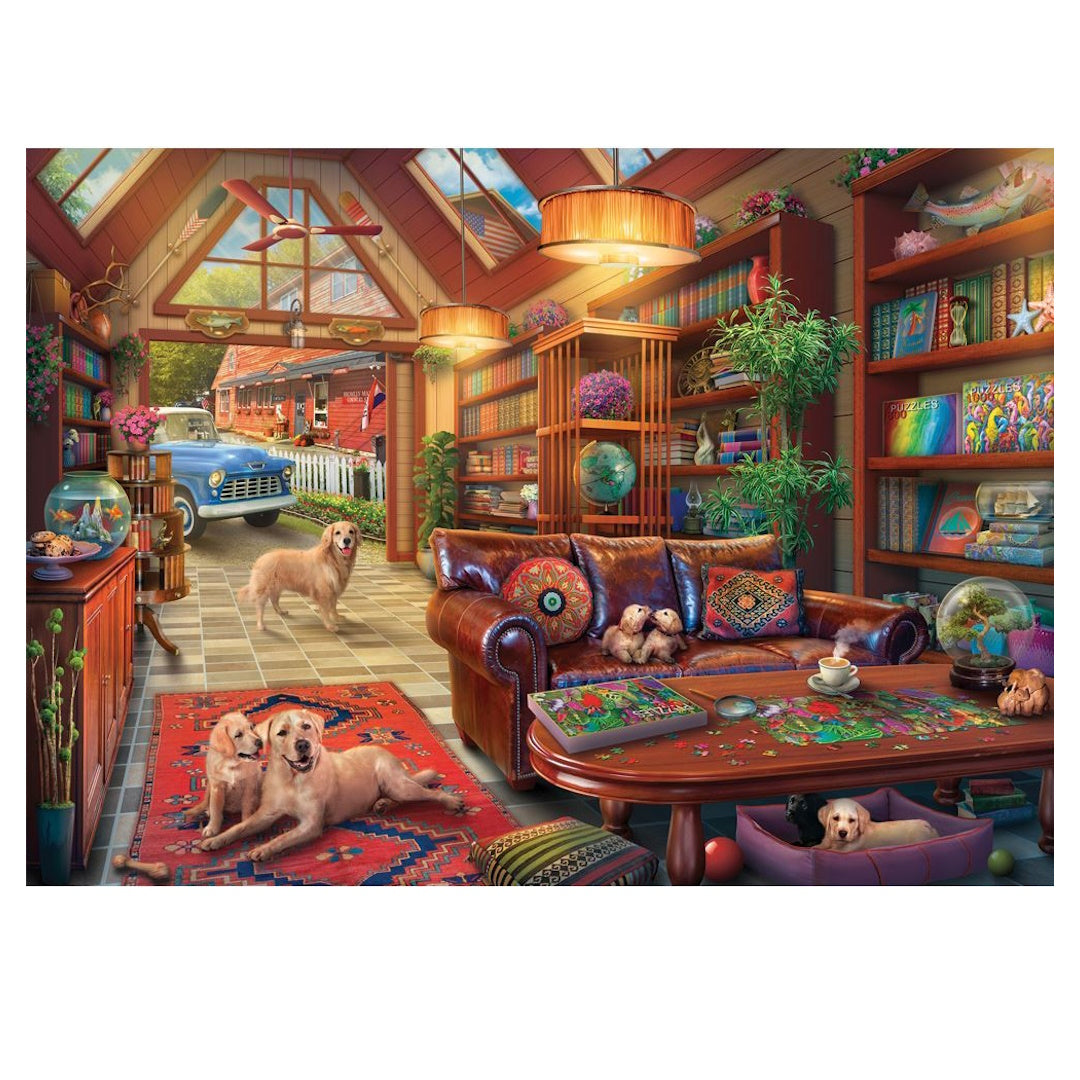 Holdson Just One More Chapter 1000 Piece Puzzle - Rustic Reading