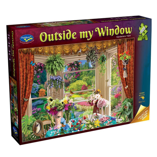 Holdson Outside My Window 1000 Piece Puzzle - Gardener's View