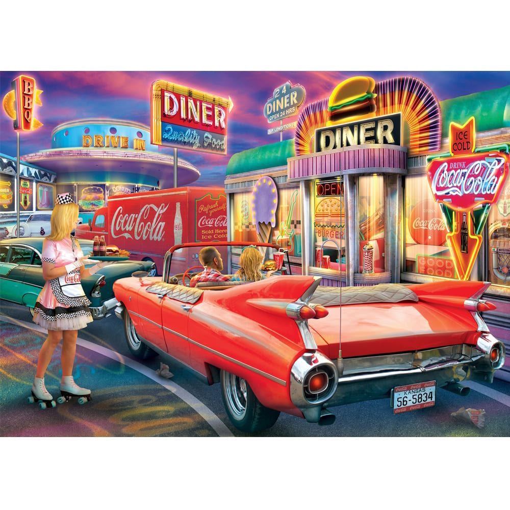 Holdson Park & Dine 1000 Piece Puzzle - BBQ Diner