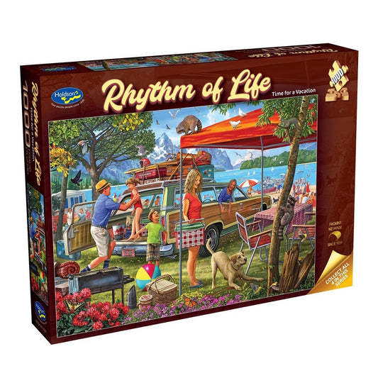 Holdson Rhythm of Life 1000 Piece Puzzle - Time for a Vacation