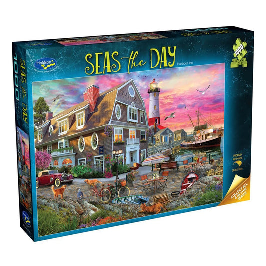 Holdson Seas the Day 1000 Piece Puzzle - Harbour Inn