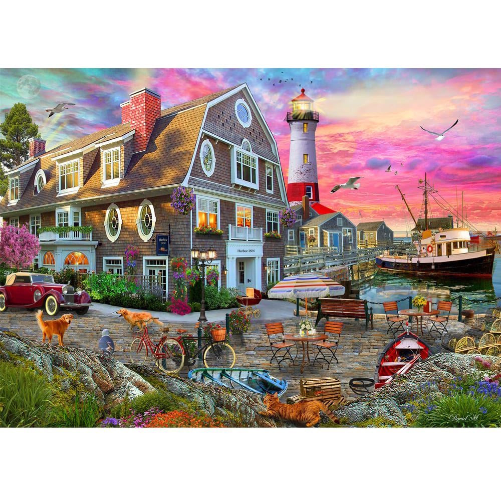 Holdson Seas the Day 1000 Piece Puzzle - Harbour Inn