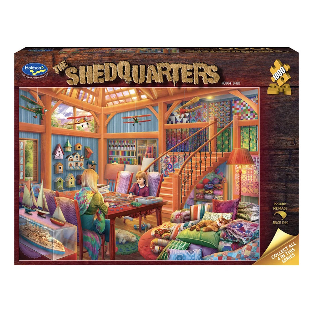 Holdson Shedquarters 1000 Piece Puzzle - Hobby Shed