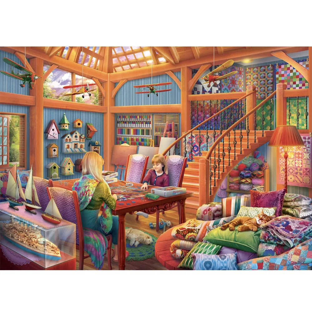 Holdson Shedquarters 1000 Piece Puzzle - Hobby Shed