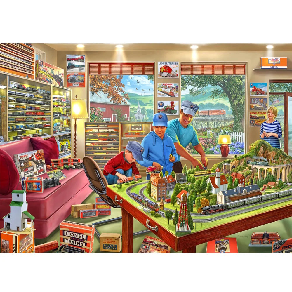 Holdson Shedquarters 1000 Piece Puzzle - Train Shed