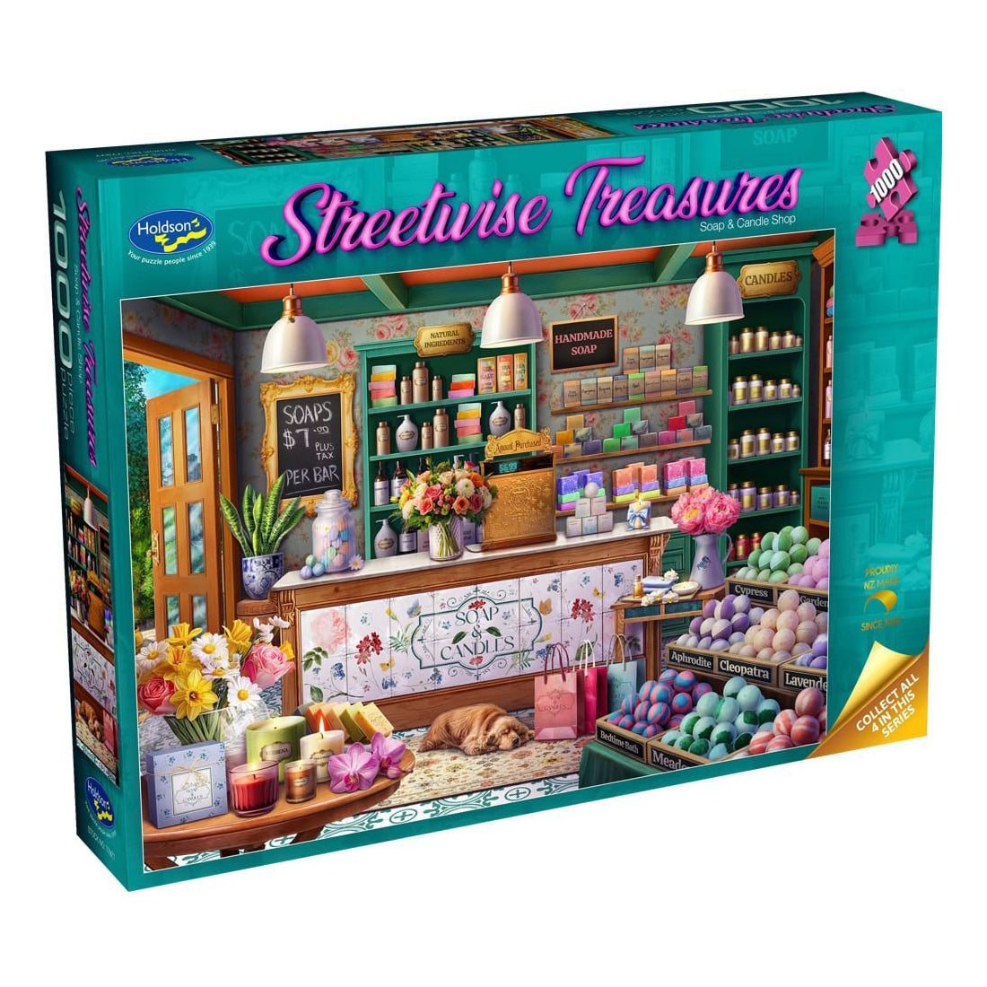 Holdson Streetwise Treasures 1000 Piece Puzzle - Soap & Candle Shop