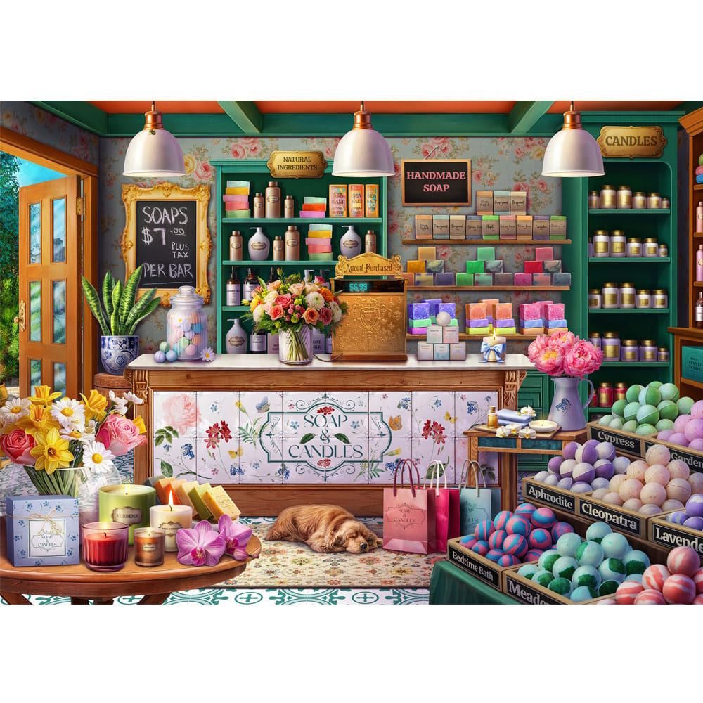 Holdson Streetwise Treasures 1000 Piece Puzzle - Soap & Candle Shop