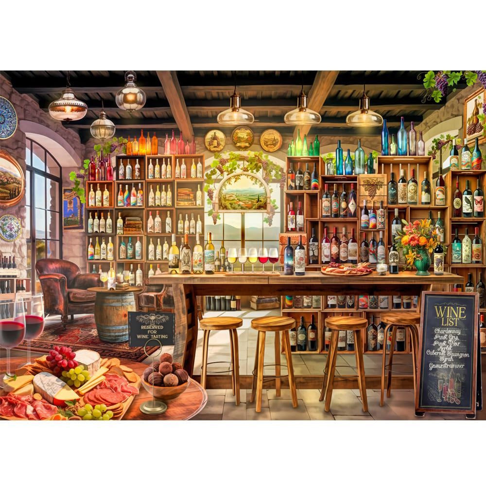 Holdson Tasting Room 1000 Piece Puzzle - Wine Tasting Room