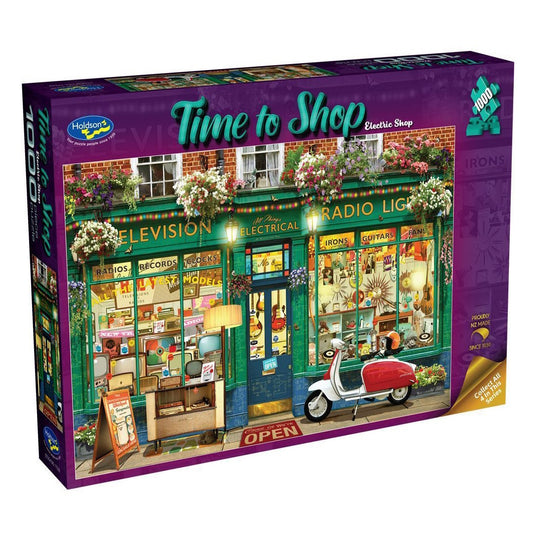 Holdson Time to Shop 1000 Piece Puzzle - Electric Shop