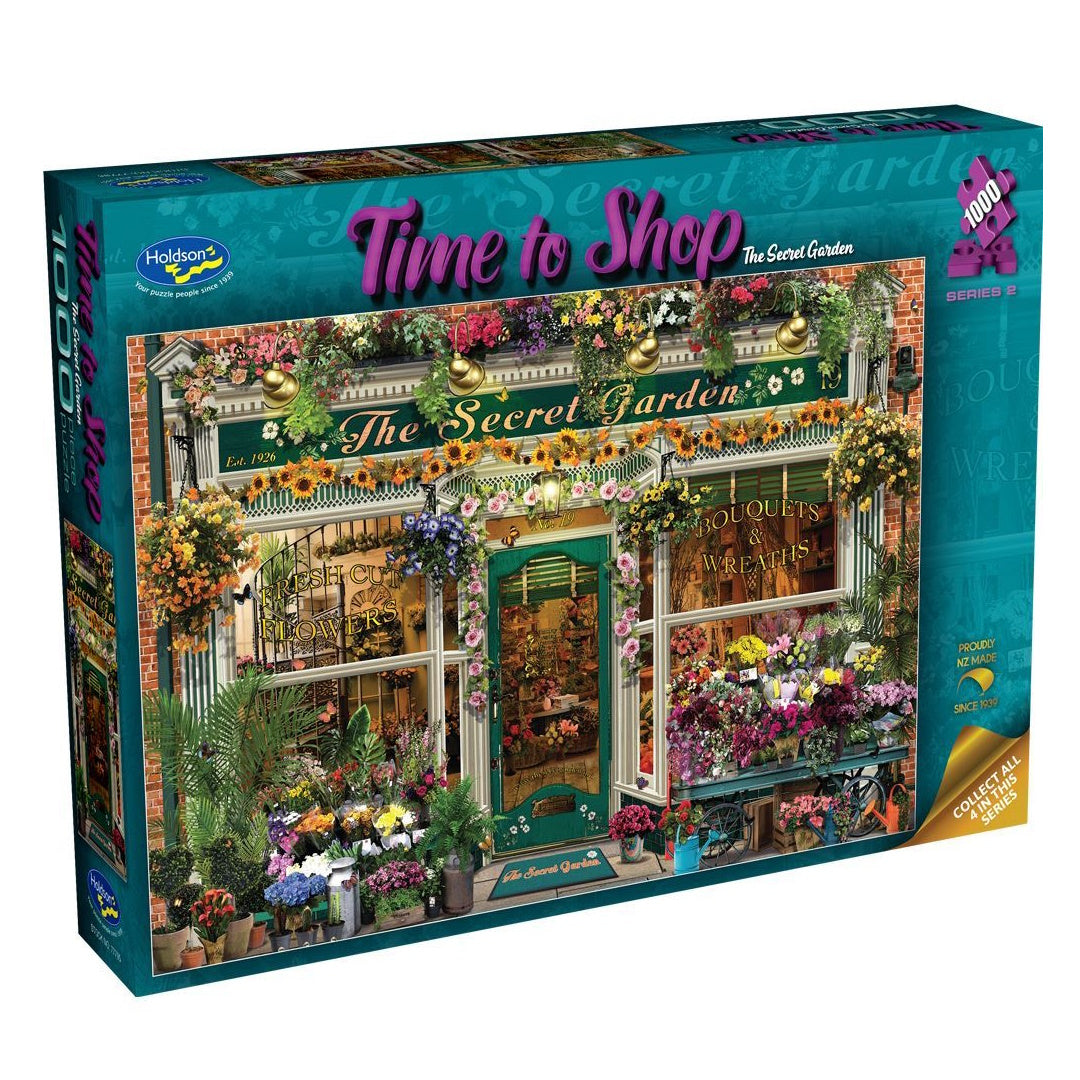 Holdson Time to Shop 1000 Piece Puzzle - The Secret Garden