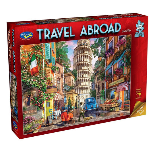 Holdson Travel Abroad 1000 Piece Puzzle - Streets of Pisa