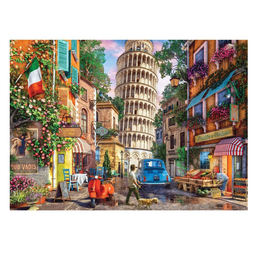 Holdson Travel Abroad 1000 Piece Puzzle - Streets of Pisa