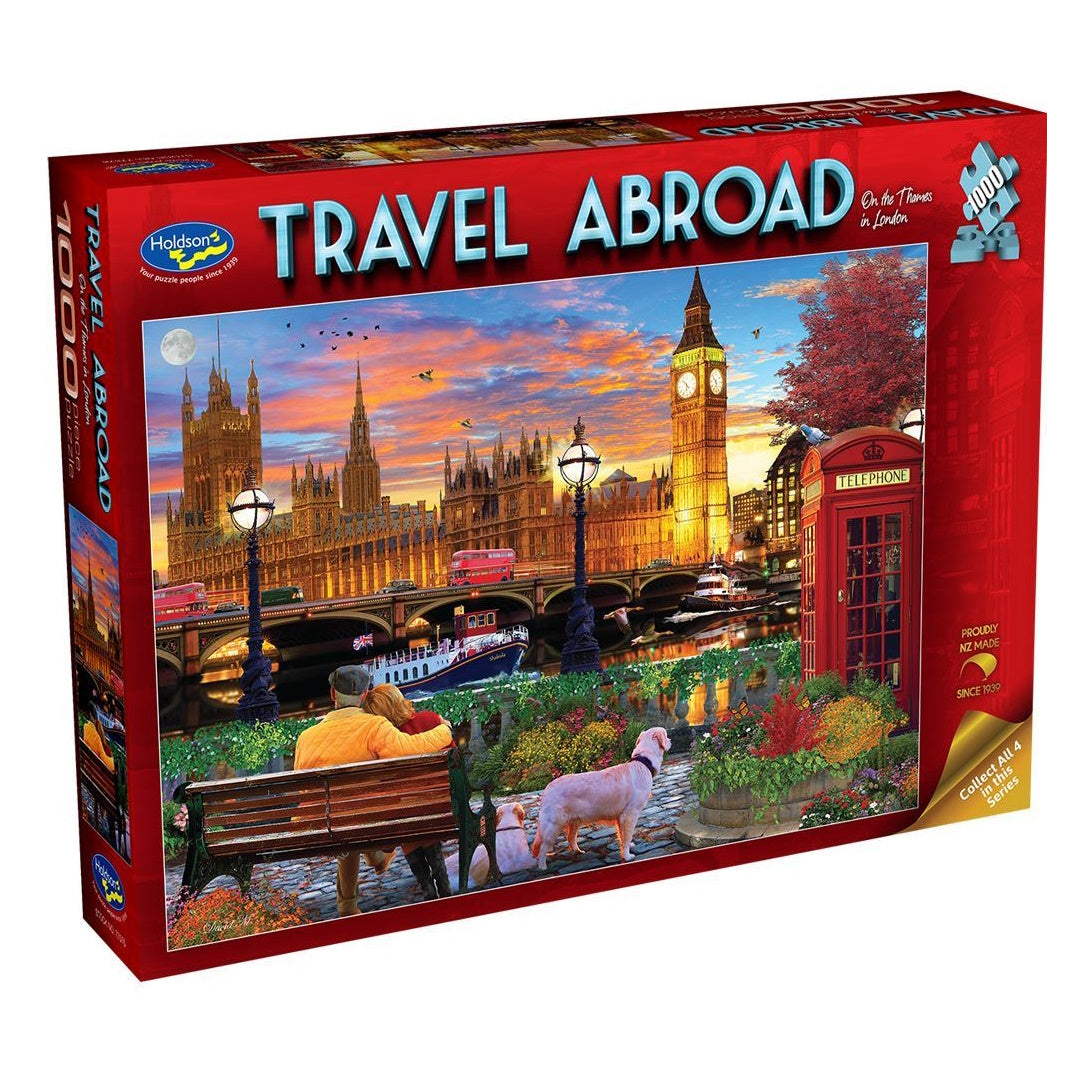 Holdson Travel Abroad 1000 Piece Puzzle - On the Thames in London