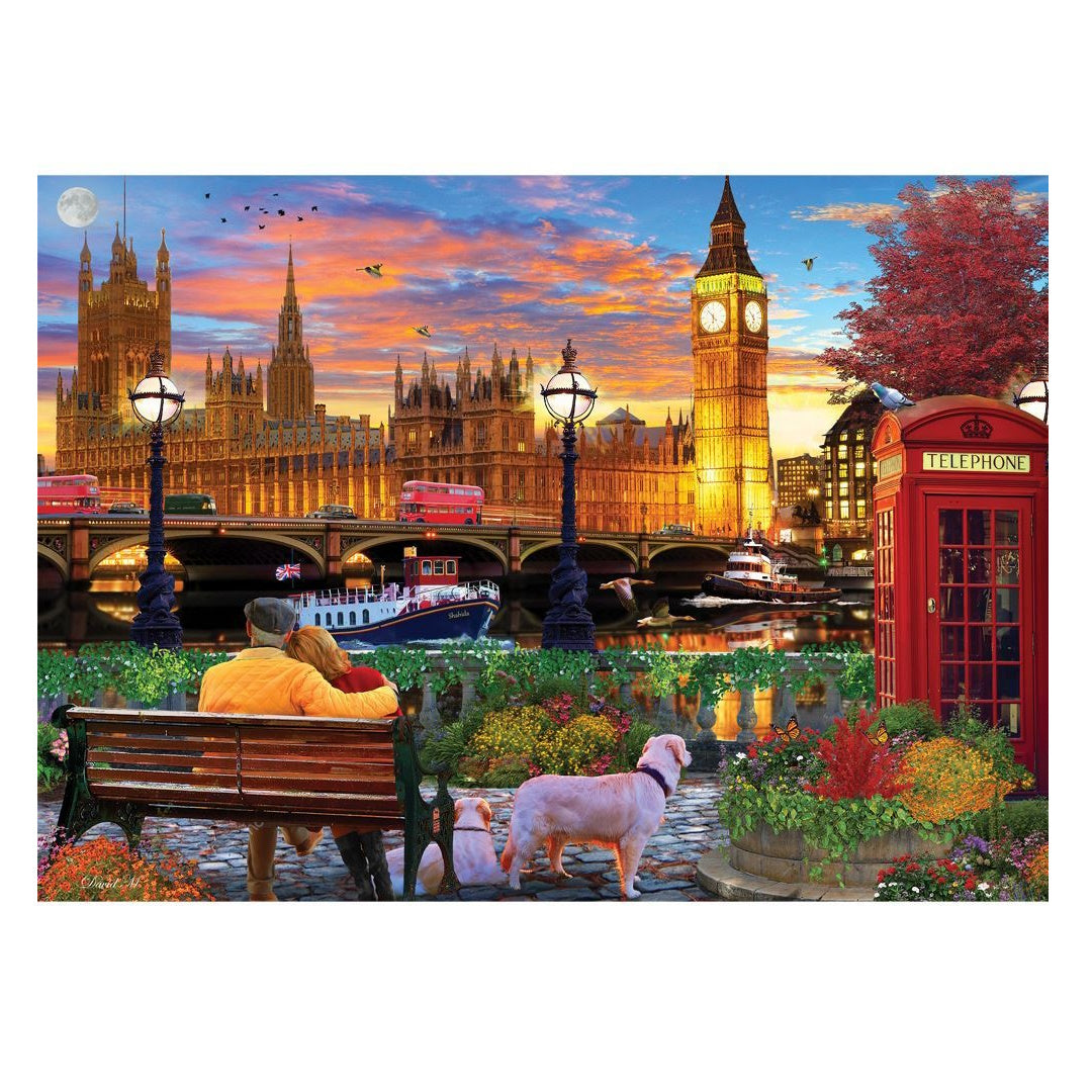 Holdson Travel Abroad 1000 Piece Puzzle - On the Thames in London