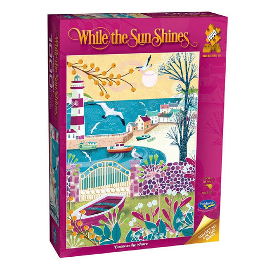 Holdson While the Sun Shines 1000 Piece Puzzle - Boats to the Shore